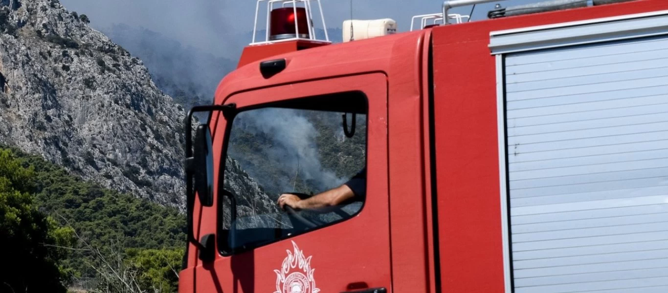 Σε εξέλιξη φωτιές σε δασικές εκτάσεις σε Αχαΐα και Βοιωτία